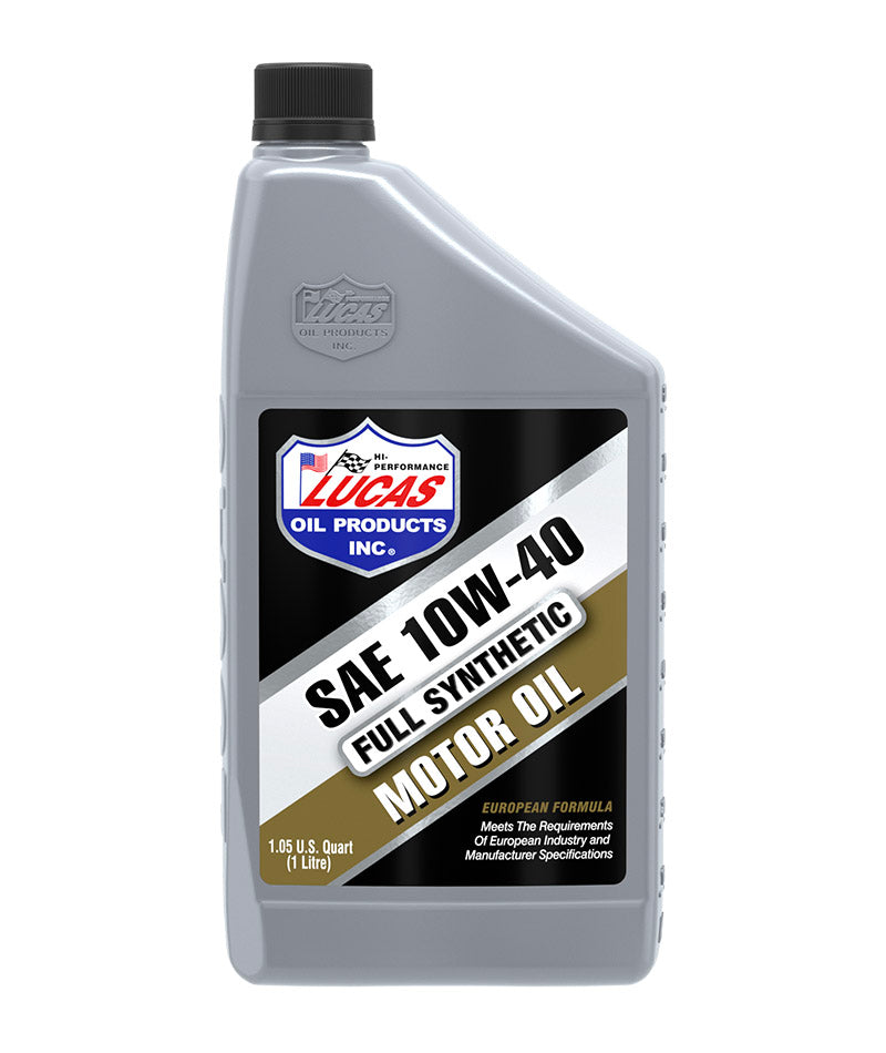 Lucas High Performance European Synthetic Motor Oil SAE 10W-40